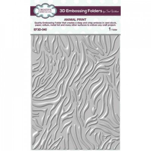animal print - 3D Embossing folder EF3d-040